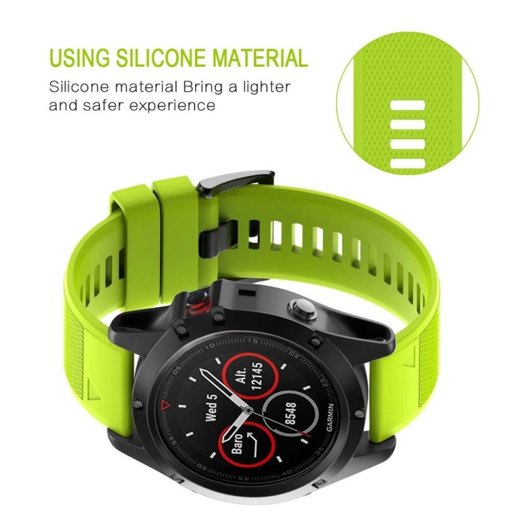 22mm Silicone Watch Strap, For Garmin Descent G1