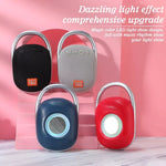 T&G TG321 Enceinte Mini Portable Sans Fil Extérieure TWS avec Lumière LED, TG321
