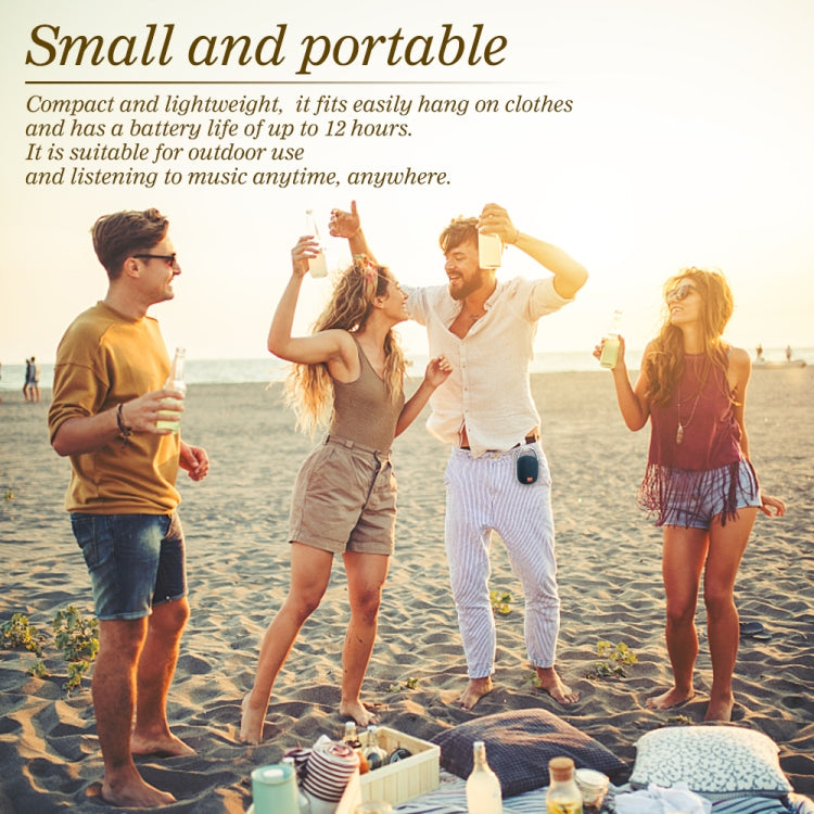T&G TG321 Enceinte Mini Portable Sans Fil Extérieure TWS avec Lumière LED, TG321