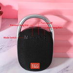 T&G TG321 Enceinte Mini Portable Sans Fil Extérieure TWS avec Lumière LED, TG321