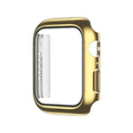 Coque de montre monochrome plaquée PC+Film trempé, pour Apple Watch Series 9 / 8 / 7 45mm, pour Apple Watch Series 8 / 7 45mm, pour Apple Watch Series 6/5/4/SE 44mm, pour Apple Watch Series 3/2/1 42mm, pour Apple Watch Series 9 / 8 / 7 41mm
