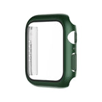 Coque de montre monochrome plaquée PC+Film trempé, pour Apple Watch Series 9 / 8 / 7 45mm, pour Apple Watch Series 8 / 7 45mm, pour Apple Watch Series 6/5/4/SE 44mm, pour Apple Watch Series 3/2/1 42mm, pour Apple Watch Series 9 / 8 / 7 41mm