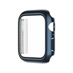 Coque de montre monochrome plaquée PC+Film trempé, pour Apple Watch Series 9 / 8 / 7 45mm, pour Apple Watch Series 8 / 7 45mm, pour Apple Watch Series 6/5/4/SE 44mm, pour Apple Watch Series 3/2/1 42mm, pour Apple Watch Series 9 / 8 / 7 41mm