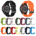 22mm Silicone Solid Color Watch Band, For Garmin Instinct 2, For Garmin Instinct, For Garmin Approach S62