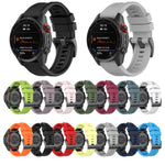 20mm Silicone Solid Color Watch Band, For Garmin Instinct 2S, For Garmin Fenix 6S, For Garmin Fenix 6S Pro