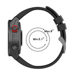 20mm Silicone Solid Color Watch Band, For Garmin Instinct 2S, For Garmin Fenix 6S, For Garmin Fenix 6S Pro