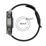 22mm Solid Color Silicone Watch Band, For Xiaomi Haylou RT LS05S