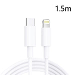 Câble de données de charge rapide PD30W USB-C / Type-C vers 8 broches pour iPhone Series, 1m, 1.5m, 2m