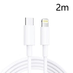 Câble de données de charge rapide PD30W USB-C / Type-C vers 8 broches pour iPhone Series, 1m, 1.5m, 2m