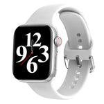 Montre connectée CT7 avec écran couleur de 1,7 pouce, compatible avec la surveillance de la fréquence cardiaque et de la pression artérielle.