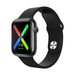Montre connectée T500 Plus avec écran couleur de 1,54 pouce, compatible avec la surveillance de la fréquence cardiaque et de la pression artérielle.