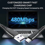 Câble de données de charge rapide pour téléphone portable télescopique à ressort de 1,5 m, USB vers 8 broches, USB vers Type-C, USB vers Micro USB