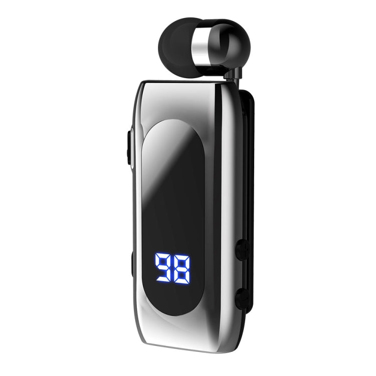 Écouteur Sportif Simple Intra-auriculaire Intelligent K55 Bluetooth 5.2 à Câble Rétractable