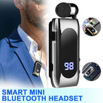 Écouteur Sportif Simple Intra-auriculaire Intelligent K55 Bluetooth 5.2 à Câble Rétractable