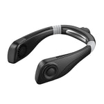 Ventilateur de cou suspendu rafraîchissant sans feuille d'aromathérapie Mini ventilateur USB portable, noir, blanc