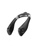 Ventilateur de cou suspendu rafraîchissant sans feuille d'aromathérapie Mini ventilateur USB portable, noir, blanc