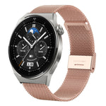 Milan Steel Mesh Double Buckle Watch Band, For Huawei Watch GT 3 Pro 46mm 22mm, For Huawei Watch GT 3 Pro 43mm 20mm