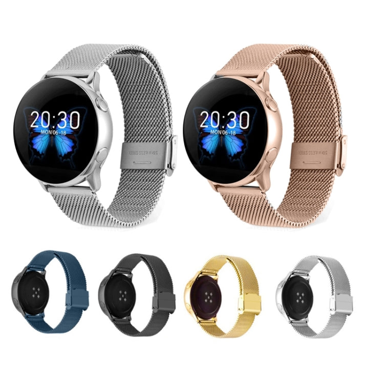 Milan Steel Mesh Double Buckle Watch Band, For Huawei Watch GT 3 Pro 46mm 22mm, For Huawei Watch GT 3 Pro 43mm 20mm