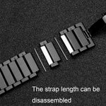 20mm One Bead Butterfly Buckle Metal Steel Watch Band, For Huawei Watch GT 3 Pro 43mm