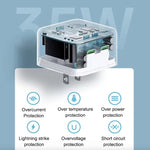 Chargeur PD 35W à double ports USB-C / Type-C pour séries iPhone / iPad, prise US, prise US