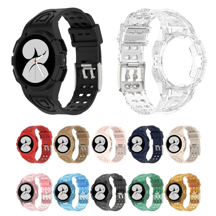 Bracelet de montre intégré en silicone, Pour Samsung Galaxy Watch 40MM, Pour Samsung Galaxy Watch 44MM