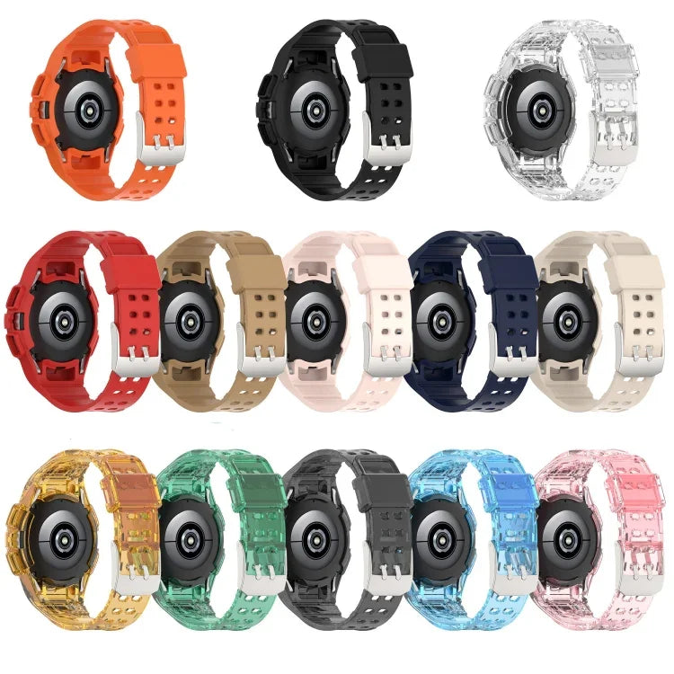 Bracelet de montre intégré en silicone, Pour Samsung Galaxy Watch 40MM, Pour Samsung Galaxy Watch 44MM
