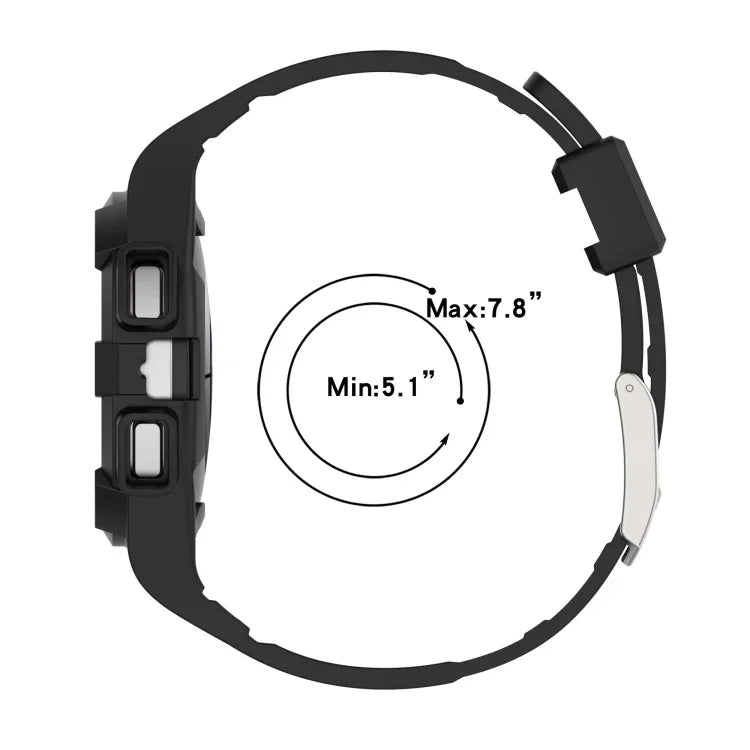 Bracelet de montre intégré en silicone, Pour Samsung Galaxy Watch 40MM, Pour Samsung Galaxy Watch 44MM