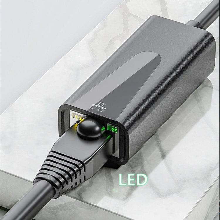 Carte réseau RJ45 1000 Mbps Adaptateur Ethernet USB, USB 3.0, Type-C