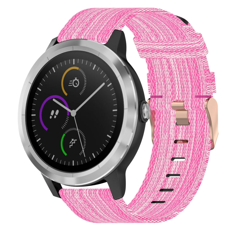 20mm Nylon Woven Watch Band, For Garmin Garminmove Style, For Garmin Vivomove, For Garmin Vivomove HR Sport, For Garmin Vivoactive 3, For Garmin Vivoactive3 Music, For Garmin Forerunner 245
