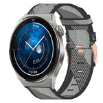 22mm Nylon Woven Watch Band, For Huawei Watch GT3 Pro 46mm, For Huawei Watch GT3 46mm, For Huawei Watch GT Runner, For Huawei Watch 3, For Huawei Watch 3 Pro, For Huawei GT2 Pro