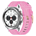 20mm Nylon Woven Watch Band, For Samsung Galaxy Watch 4 40mm, For Samsung Galaxy Watch 4 44mm, For Samsung  Galaxy Watch 4 Classic 42mm, For Samsung  Galaxy Watch 4 Classic 46mm, For Samsung Galaxy Watch 3 41mm, For Samsung Galaxy Watch Active 2 40mm