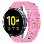 Bracelet de montre en nylon tressé de 20 mm, pour Samsung Galaxy Watch Active 2 44 mm, pour Samsung Galaxy Watch Active 40 mm, pour Samsung Galaxy Watch 42 mm, pour Samsung Gear Sport, pour Samsung Gear S2 Classic