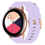 Bracelet de montre en nylon tressé de 20 mm, pour Samsung Galaxy Watch Active 2 44 mm, pour Samsung Galaxy Watch Active 40 mm, pour Samsung Galaxy Watch 42 mm, pour Samsung Gear Sport, pour Samsung Gear S2 Classic