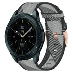 Bracelet de montre en nylon tressé de 20 mm, pour Samsung Galaxy Watch Active 2 44 mm, pour Samsung Galaxy Watch Active 40 mm, pour Samsung Galaxy Watch 42 mm, pour Samsung Gear Sport, pour Samsung Gear S2 Classic