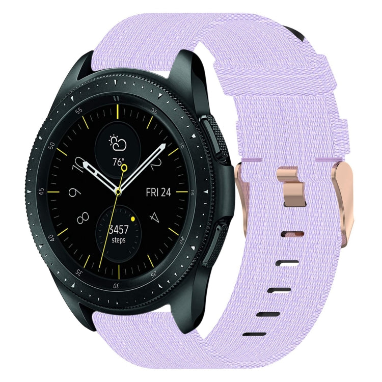 Bracelet de montre en nylon tressé de 20 mm, pour Samsung Galaxy Watch Active 2 44 mm, pour Samsung Galaxy Watch Active 40 mm, pour Samsung Galaxy Watch 42 mm, pour Samsung Gear Sport, pour Samsung Gear S2 Classic