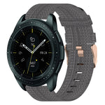 Bracelet de montre en nylon tressé de 20 mm, pour Samsung Galaxy Watch Active 2 44 mm, pour Samsung Galaxy Watch Active 40 mm, pour Samsung Galaxy Watch 42 mm, pour Samsung Gear Sport, pour Samsung Gear S2 Classic