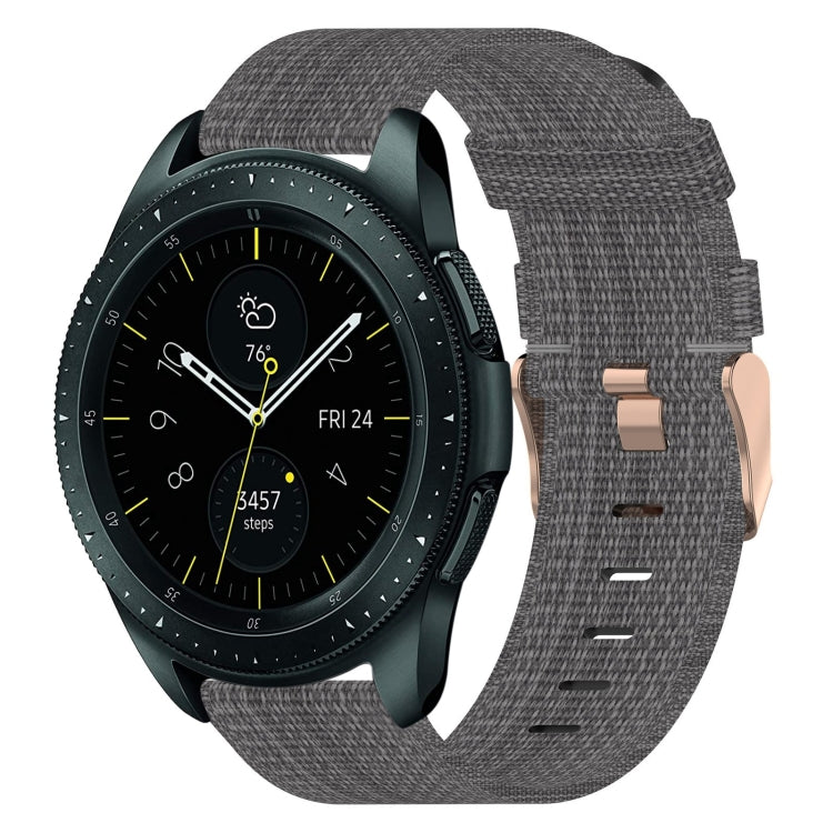 Bracelet de montre en nylon tressé de 20 mm, pour Samsung Galaxy Watch Active 2 44 mm, pour Samsung Galaxy Watch Active 40 mm, pour Samsung Galaxy Watch 42 mm, pour Samsung Gear Sport, pour Samsung Gear S2 Classic