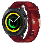 Bracelet de montre en nylon tressé de 20 mm, pour Samsung Galaxy Watch Active 2 44 mm, pour Samsung Galaxy Watch Active 40 mm, pour Samsung Galaxy Watch 42 mm, pour Samsung Gear Sport, pour Samsung Gear S2 Classic