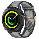 Bracelet de montre en nylon tressé de 20 mm, pour Samsung Galaxy Watch Active 2 44 mm, pour Samsung Galaxy Watch Active 40 mm, pour Samsung Galaxy Watch 42 mm, pour Samsung Gear Sport, pour Samsung Gear S2 Classic