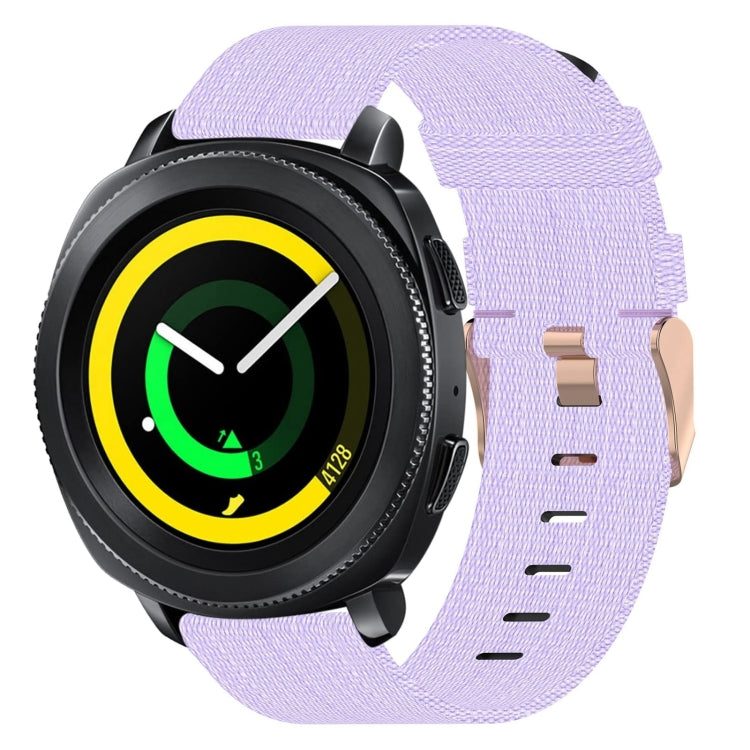 Bracelet de montre en nylon tressé de 20 mm, pour Samsung Galaxy Watch Active 2 44 mm, pour Samsung Galaxy Watch Active 40 mm, pour Samsung Galaxy Watch 42 mm, pour Samsung Gear Sport, pour Samsung Gear S2 Classic