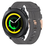 Bracelet de montre en nylon tressé de 20 mm, pour Samsung Galaxy Watch Active 2 44 mm, pour Samsung Galaxy Watch Active 40 mm, pour Samsung Galaxy Watch 42 mm, pour Samsung Gear Sport, pour Samsung Gear S2 Classic