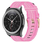 Bracelet de montre en nylon tressé de 20 mm, pour Samsung Galaxy Watch Active 2 44 mm, pour Samsung Galaxy Watch Active 40 mm, pour Samsung Galaxy Watch 42 mm, pour Samsung Gear Sport, pour Samsung Gear S2 Classic