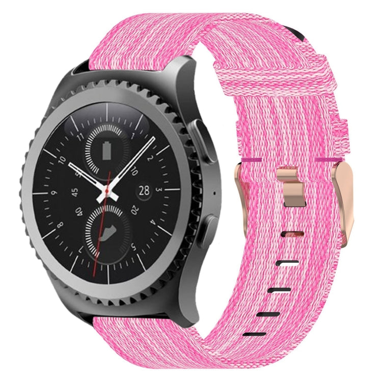 Bracelet de montre en nylon tressé de 20 mm, pour Samsung Galaxy Watch Active 2 44 mm, pour Samsung Galaxy Watch Active 40 mm, pour Samsung Galaxy Watch 42 mm, pour Samsung Gear Sport, pour Samsung Gear S2 Classic
