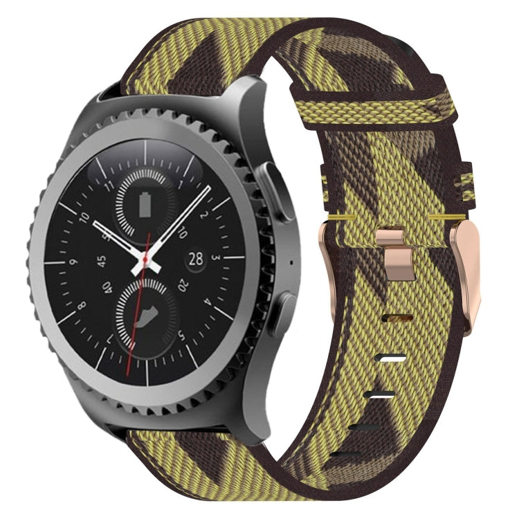 Bracelet de montre en nylon tressé de 20 mm, pour Samsung Galaxy Watch Active 2 44 mm, pour Samsung Galaxy Watch Active 40 mm, pour Samsung Galaxy Watch 42 mm, pour Samsung Gear Sport, pour Samsung Gear S2 Classic