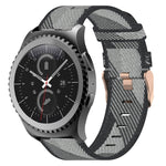 Bracelet de montre en nylon tressé de 20 mm, pour Samsung Galaxy Watch Active 2 44 mm, pour Samsung Galaxy Watch Active 40 mm, pour Samsung Galaxy Watch 42 mm, pour Samsung Gear Sport, pour Samsung Gear S2 Classic
