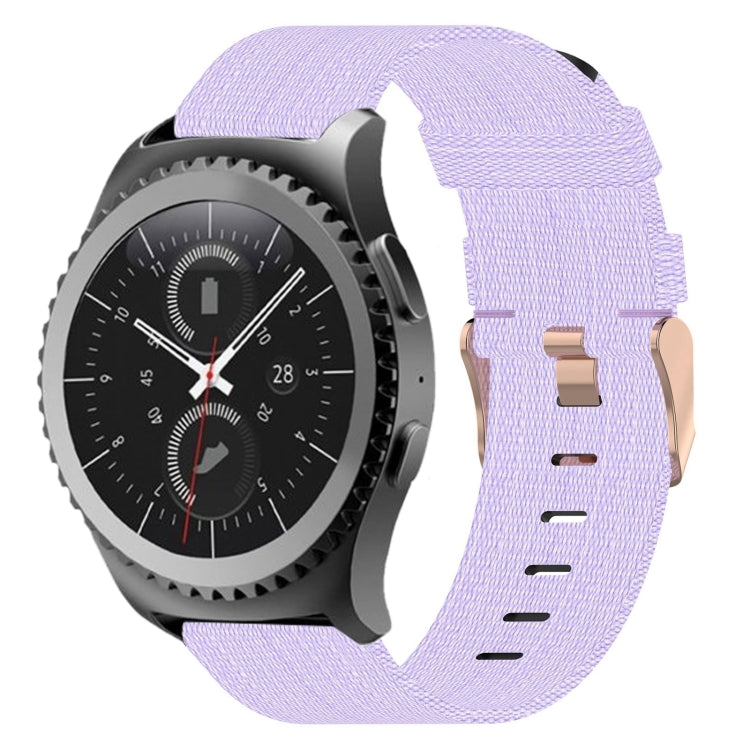 Bracelet de montre en nylon tressé de 20 mm, pour Samsung Galaxy Watch Active 2 44 mm, pour Samsung Galaxy Watch Active 40 mm, pour Samsung Galaxy Watch 42 mm, pour Samsung Gear Sport, pour Samsung Gear S2 Classic
