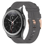 Bracelet de montre en nylon tressé de 20 mm, pour Samsung Galaxy Watch Active 2 44 mm, pour Samsung Galaxy Watch Active 40 mm, pour Samsung Galaxy Watch 42 mm, pour Samsung Gear Sport, pour Samsung Gear S2 Classic
