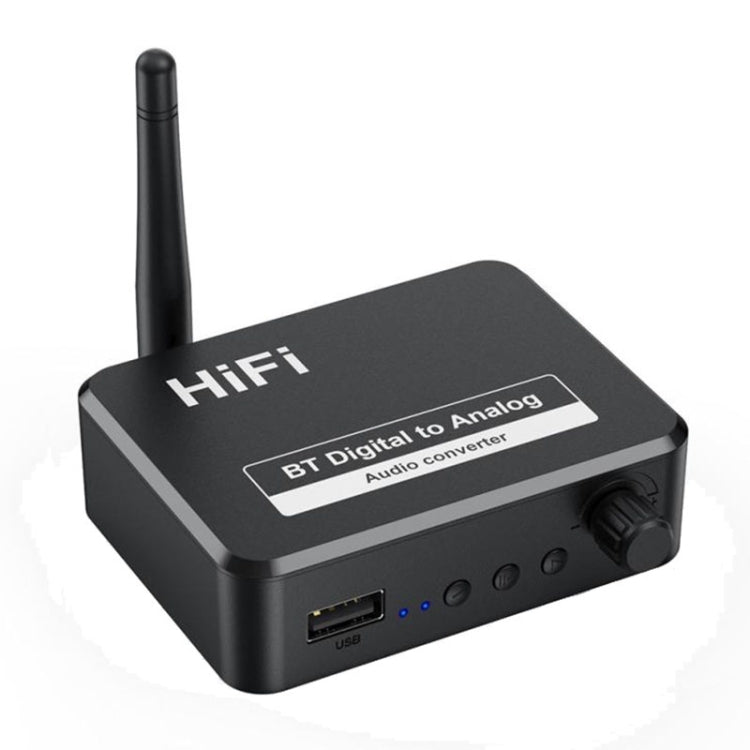 Récepteur musical Bluetooth 5.2 B35S Convertisseur numérique vers analogique supportant U-disk, fibre, coaxial, B35S