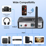 Récepteur musical Bluetooth 5.2 B35S Convertisseur numérique vers analogique supportant U-disk, fibre, coaxial, B35S