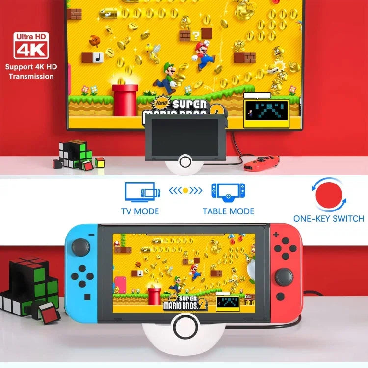 Base de chargement HDMI multifonctionnelle pour Nintendo Switch, accessoire de base de chargement